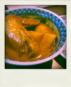 Malaysian Chicken Curry which I cooked up